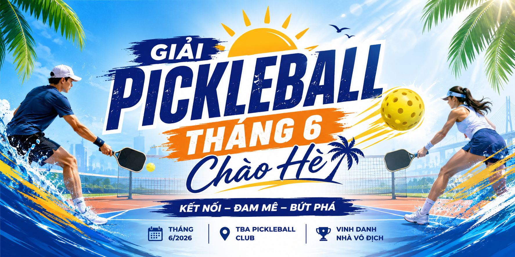 Giải Pickleball Hà Nội Tháng 10